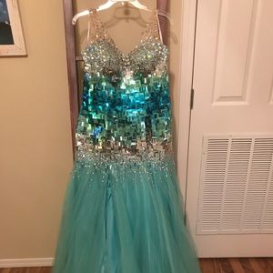 Blue Prom Dress